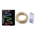 Luci a corda LED in rame con scatola batteria e confezione nera decorativa per DIY - 10 Luci