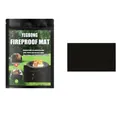 Yegbong schwarze quadratische feuerfeste Matte für den Schutz von Grills im Freien - Schwarz Rechteckig (hwxl0512jl05-39*72 Zoll Verpackt) / 39x72 Zoll / Schwarz