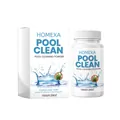 Polvo de limpieza de piscinas HOMEXA 150g para agua de piscina cristalina y de alta calidad - 150g