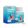 100g pool cleaning tablets for crystal clear water and daily scale removal maintenance - 100.00g