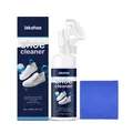 Jakehoe 100ml white shoe cleaner foam kit with brush and cleaning cloth - 100ml with Cleaning Cloth