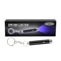 Porte-clés stylo lumineux électrique tactique portable Jue-Fish, mini lampe de poche - 1 Pièce / Noir