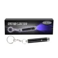 Portable tactical electric light pen with keychain and black gift box packaging. - 1 Piece / Black