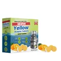 Jakehoe Yellow Bubble Tablets drain cleaner, 12 pieces box with orange scent tablets - 12-Piece Set