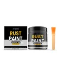 JAYSUING Gray Rust Paint for metal surfaces with applicator brush, waterproof, 100g/3.53oz - 100g (with Brush) / Gray
