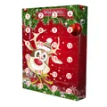 Calendario de Adviento de Navidad caja sorpresa 24 ranuras con diseño de reno - Adviento de Alce de Navidad