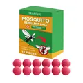 MoonSpry muggenwerende ballen set met 12 stuks in een groen-oranje doos - Set van 12 / Roze