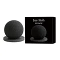 Esponja de limpieza negra JUE FISH profesional con base y caja de embalaje minimalista - Esférico con Base / 1 Pieza