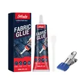 Stilruhe wasserfester Textilkleber-Set für Kleidung und Leder mit Schaber - 60ML*1 Spatel*1 Clip*1
