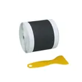 Self-adhesive window screen repair tape kit with grey mesh and yellow scraper - Screen*1, Scraper*1 / Gray