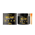 Jarrary green anti-rust paint for metal renovation with application brush - 100g Bottle and 1 Brush / Green