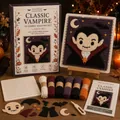 DIY Halloween vampire 3D fabric weaving kit including yarn and step-by-step guide - Vampire