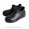Black anti-slip safety work shoes with steel toe for industrial factory protection - 38 / Low-top Safety Work Shoes (125) / Black