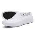 White EVA non-slip chef shoes, waterproof and oil-resistant work footwear for kitchen - 39 / White