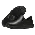 Professional black waterproof anti-slip chef shoes for restaurant and kitchen work - 37 / Black (Style 2501)