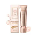 HOYGI rose gold tube lasting brightening concealing foundation with matching box - 30.00g / Wheat