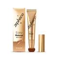 Professional ZEPHOCO brown liquid blush beauty wand with sponge applicator and packaging. - 15.00g / Tan