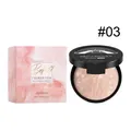 Zephoco matte baked foundation powder in shade #03 with decorative marble texture - 15.00g / #03