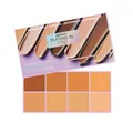 Paleta de corrector en crema mate suave Zephoco de 8 tonos para cobertura total y larga - 11.00g / Serie Media