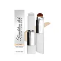 Ivory White 2-in-1 color-changing foundation stick for a natural matte makeup look - 13.00g / Ivory