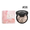 Zephoco Baked Foundation Duo Powder Pressed in shade #06 with elegant marble texture - 15.00g / #06