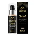 Zephoco 3-in-1 Luminous Skin Makeup Foundation in der Nuance Natural SPF 15 30ml - Natürlicher Stil / Standardgröße / Naturfarbe
