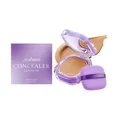 Cuscino correttore opaco Zephoco per pelli scure con compatto viola e confezione - 15.00g / carnagione scura