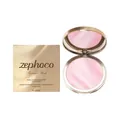 Highlighter poudre rose scintillant Zephoco dans un boîtier compact doré élégant - 8.00g / Paillettes