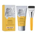 Waterproof body concealer in ivory white with foundation brush and retail box packaging - 50g (With Makeup Brush) / Ivory
