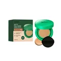 Base de maquillaje cushion mate Zephoco de cobertura total en color natural con caja - Color Natural / 15.00g