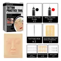 Kit de práctica de tatuaje EELHOE con modelo 3D y tinta para principiantes - Kit de Práctica para Principiantes