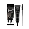 Waterproof black eyebrow gel with brush for long-lasting 24h natural definition - Eyebrow Soap Kit / Black