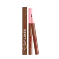 Wasserfester brauner Lippenkonturenstift mit Box für vollere Lippen und Konturen - Braun