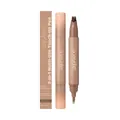 zephoco 2-in-1 dual-ended hairline and eyebrow touch-up pen in dark brown shade - 2ml / Dark Brown (SKU00023527)