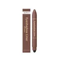 zephoco brown 2-in-1 eyeshadow liner pencil with its matching cardboard packaging box - 2.0g / Bronze