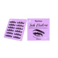 Juego de 36 racimos de pestañas postizas autoadhesivas Nymixa en caja lavanda natural - 36 Piezas