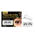 Nymixa Magnetische falsche Wimpern Set mit 3D wiederverwendbaren Wimpern und Applikator - Magnetische Wimpern Set / 1 Paar mit Applikator