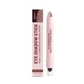 Bâton d'ombre à paupières crème zephoco Bright Brown avec embout éponge et boîte - 2.0g / Brun Brillant