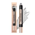 Crayon à paupières nacré Zephoco en argent champagne avec un fini pailleté très fin - 3.00g / Argent Champagne