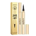 Zephoco light brown liquid eyeliner pen with waterproof and smudge-proof formula - 1-Piece / Tan