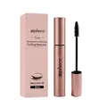 Professional zephoco black waterproof curling mascara in elegant rose gold packaging box - 10ml / Black