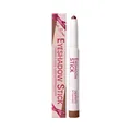 Zephoco Nude Brown eyeshadow stick with its matching packaging box in a studio shot - 1.6g Pack / Nude Brown