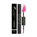 Zephoco double-ended pink mascara for waterproof curling and long-lasting stage makeup - 10ml / Pink