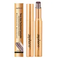Three-color pearlescent eyeshadow stick in earth tones with gold casing - Earth Pearlescent