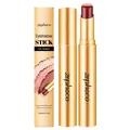 Zephoco waterproof eyeshadow stick with gradient shimmer in red bean paste tones - 3.5g / Shimmer Rose
