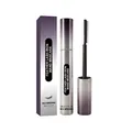 Professional brown mascara with curling wand and elegant purple metallic packaging box. - 5ml / Brown