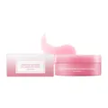 PDRN Pink Caffeine Collagen Eye Patch set with 60 hydrating cooling pink gel pads - Collagen Eye Patches / 60 Pieces