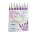 Σετ 12 μαρκαδόρων DIY για nail art με μύτη 0,5 mm για ζωντανά σχέδια γκράφιτι με διάρκεια - Σετ 12 Τεμαχίων