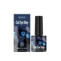 EELHOE Cat Eye Slay magnetic gel polish in blue-black, long-lasting and quick-drying formula - 10ml / Black Blue