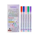 Set de 5 rotuladores de arte de uñas TORVIKX a base de agua de secado rápido para DIY - Juego de 5 / Multicolor
